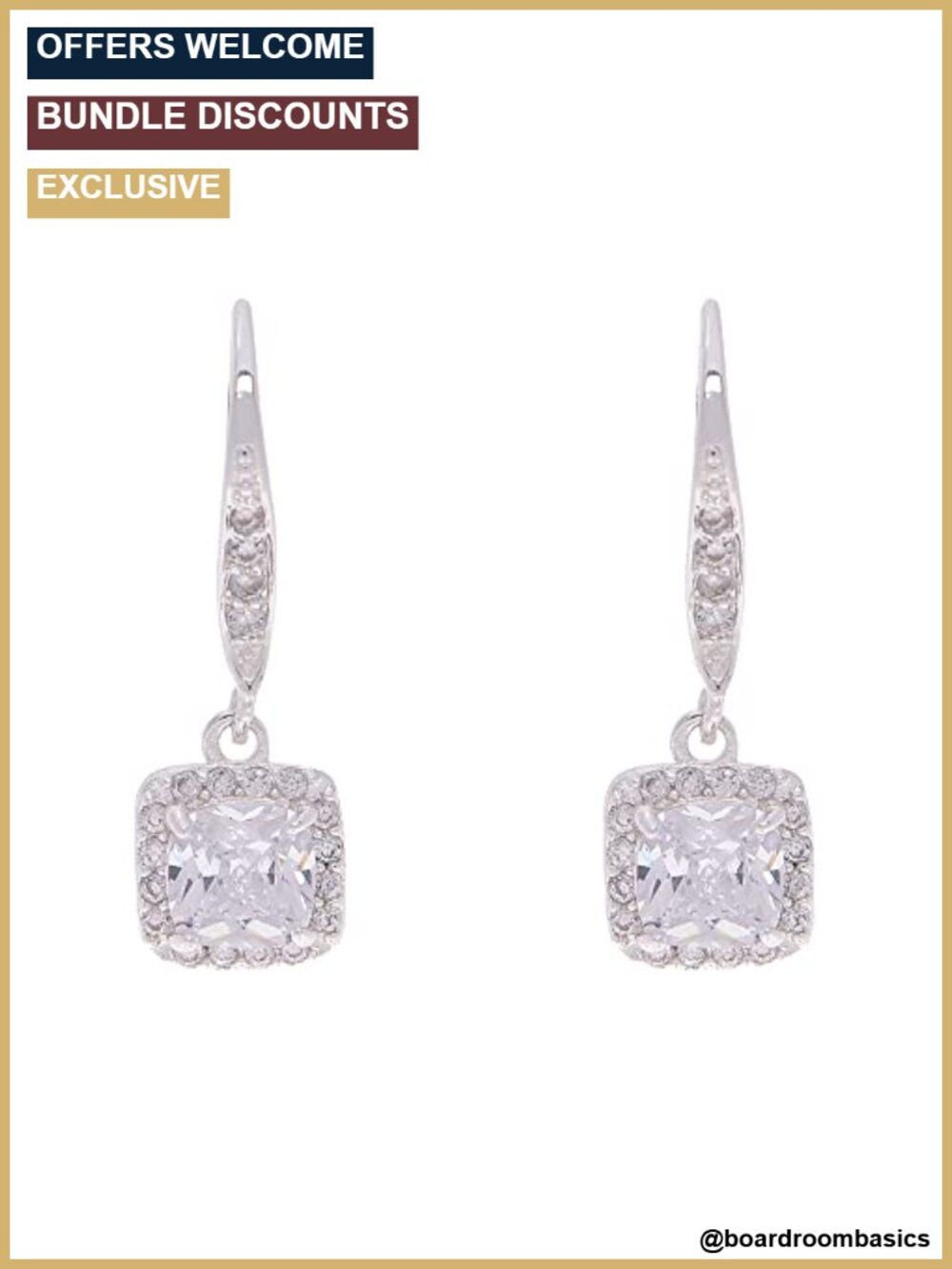 Drop Crystal Earrings Statement Fashion Jewelry Everyday Evening Wear